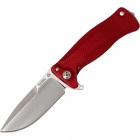 Нож складной LionSteel SR11A RS RED, сталь Uddeholm Sleipner® Satin Finish, рукоять алюминий (Solid®), красный купить в 